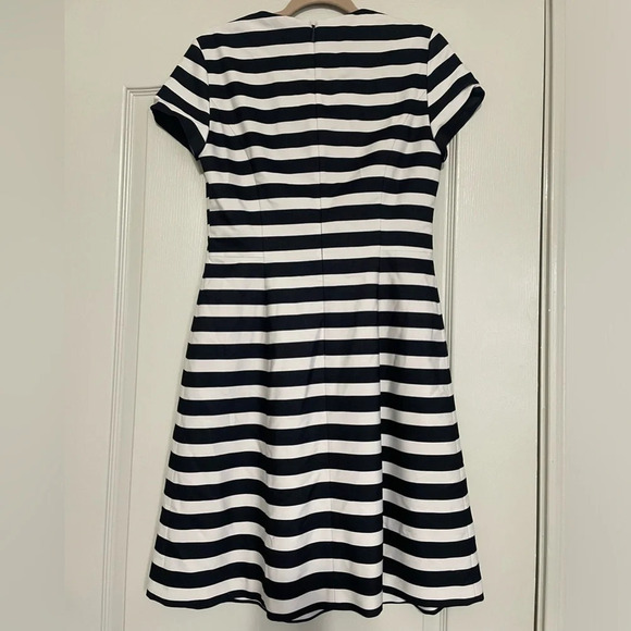 Boss by Hugo Boss striped Woman dress, white and navy - Picture 3 of 10